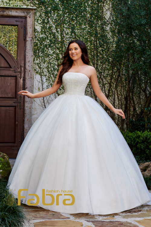 لباس عروس پرنسسی مدرن